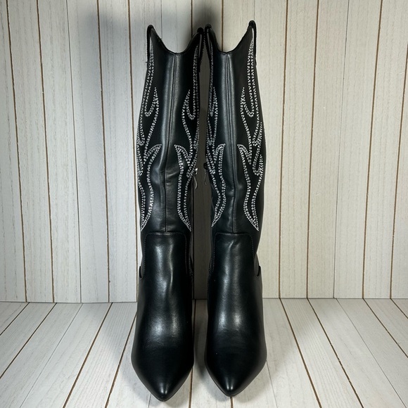 WOMEN’S KNEE HIGH COWBOY BOOTS (ALIAS-S) - Picture 5 of 7